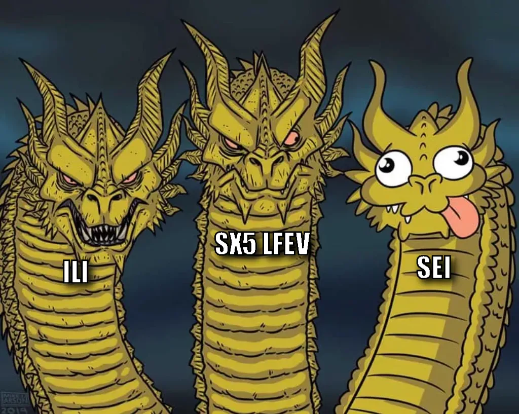 Three dragons