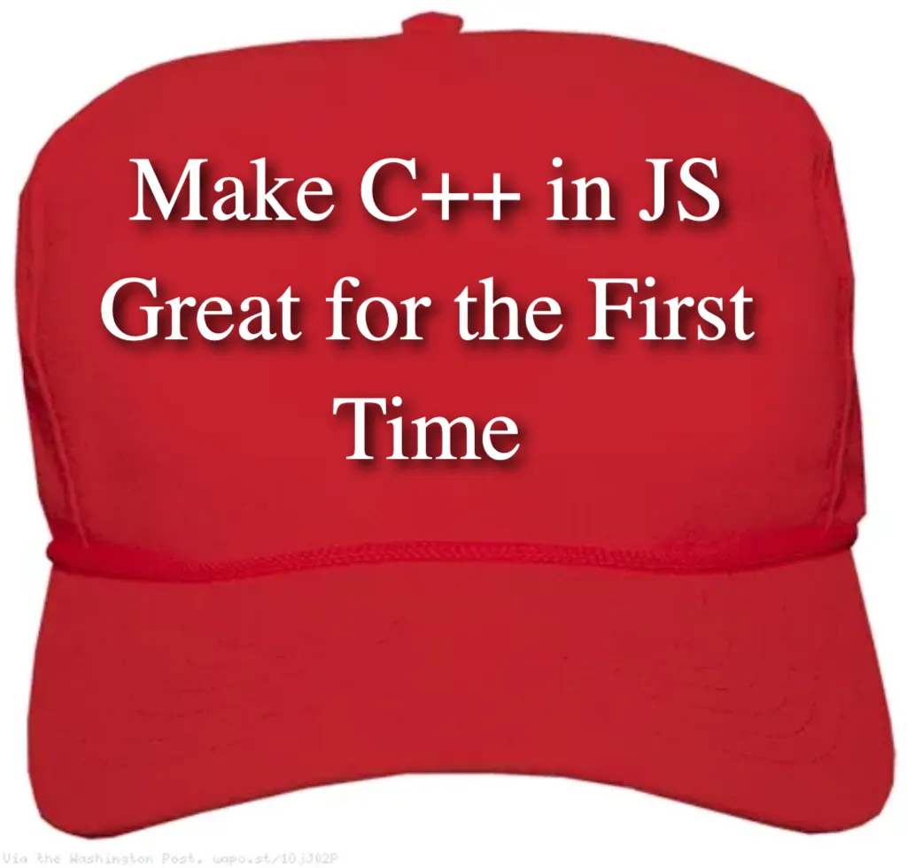 blank red MAGA hat
