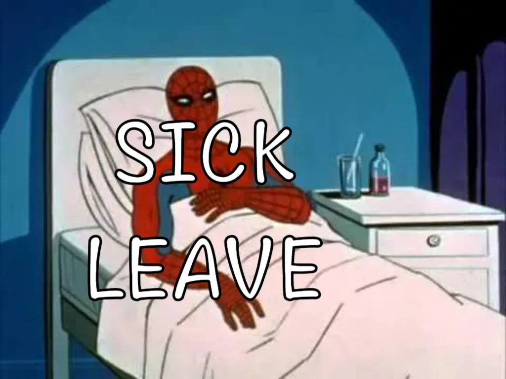 sick spider man