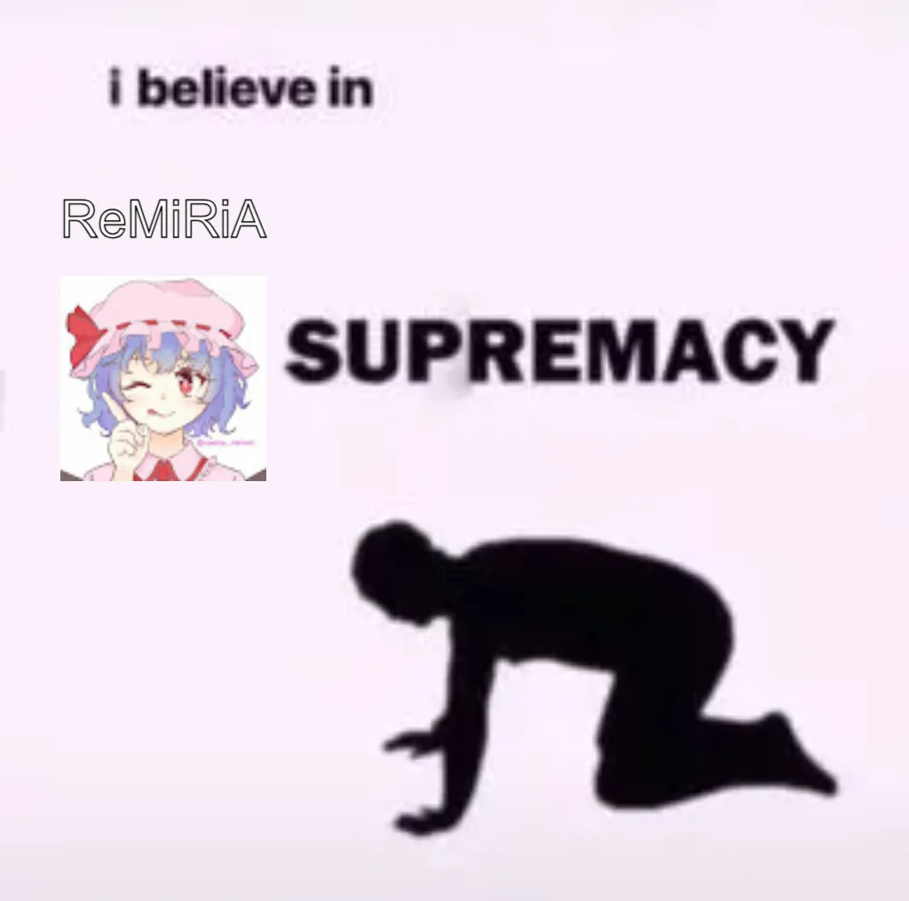 I believe in supremacy