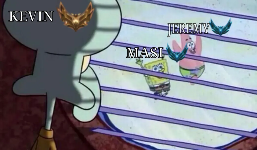squidward looking out window