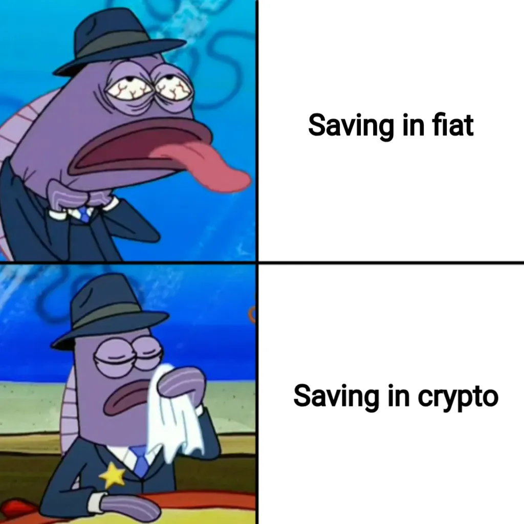 Fish choking and wiping face