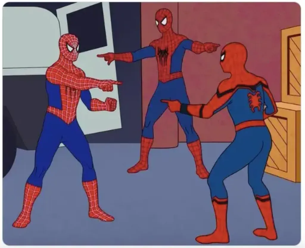 Spider Man Mexican Standoff