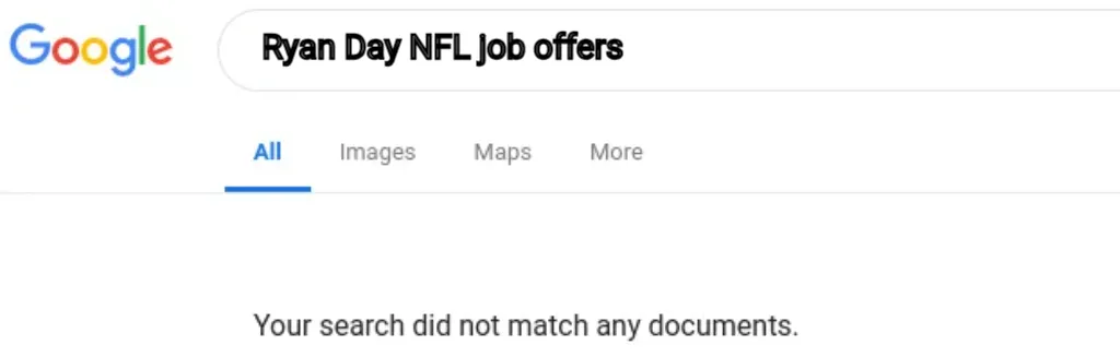 Google No Results