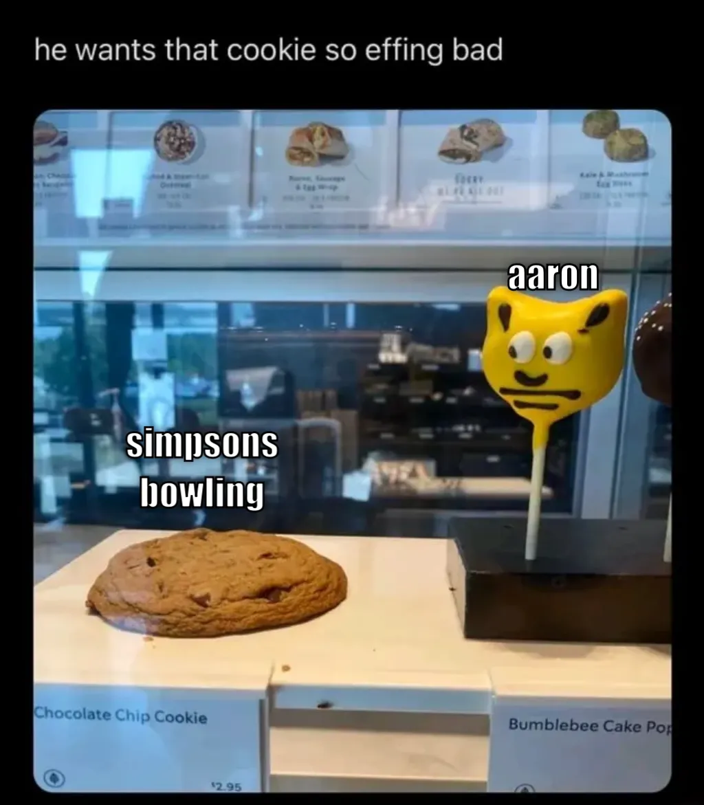 he wants that cookie so bad