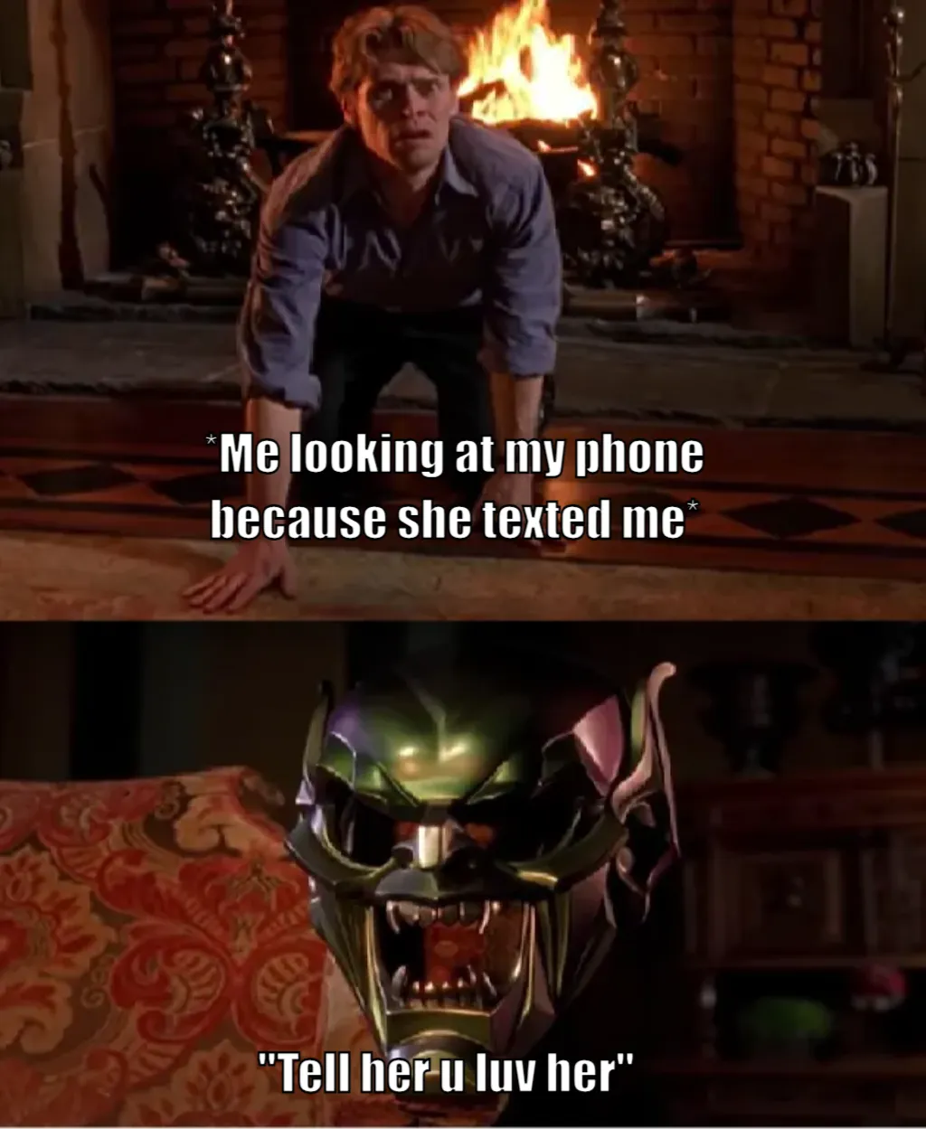 green goblin mask