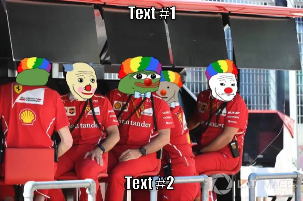 Ferrari F1 Clowns