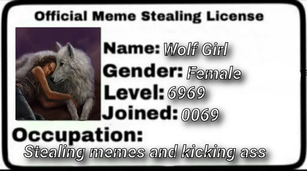 Meme Stealing License