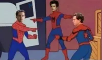 3 Spider-Men Pointing