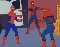 3 Spiderman Pointing