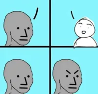 Angry npc wojak