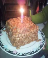 bean birthday cake