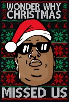 Biggie Wonder why Christmas missed us sweater