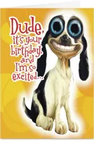 birthday dog card