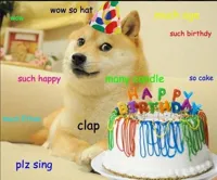 birthday doge