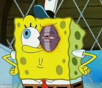 Black eye spongebob