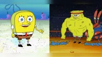 Buff Spongebob meme