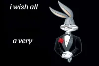 Bugs bunny I wish all empty template