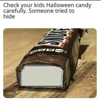 Check your Halloween candy