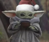 Christmas baby Yoda