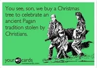 Christmas paganism