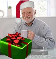 Christmas Present Hide the Pain Harold