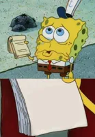 Crying Spongebob Note