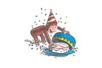 Curious George Cake