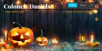 Daniels Halloween Template