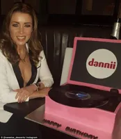 Dannii record birthday cake