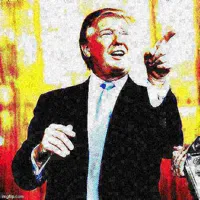 Donald Trump birthday deep-fried