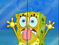 Door licking/Trying to get in Spongebob