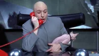 Dr. Evil Mr Bigglesworth phone call austin powers cat