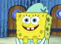 Excited spongebob