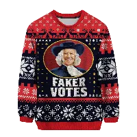 Faker Votes Christmas Sweater