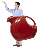 Fiesta Scarlet Disk Pitcher