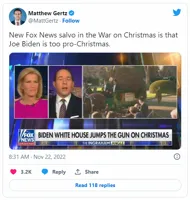 Fox News War on Christmas Bidens