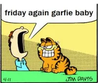 Friday again garfie baby