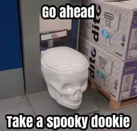 Go ahead. Take a spooky dookie