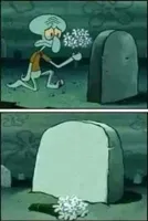 grave spongebob