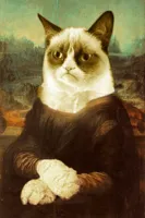 Grumpy Cat Mona Lisa