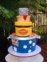 Happy Australia Day Aussie Icon Birthday Cake