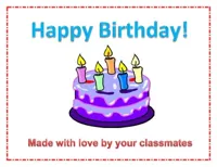 Happy Birthday Classmate