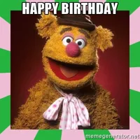 happy birthday fozzie bear