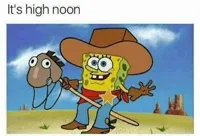 high noon spongebob