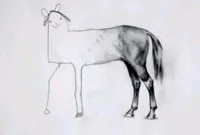 horse drawing