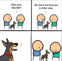 Hurting dog meme