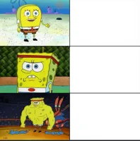 Increasingly Buff SpongeBob