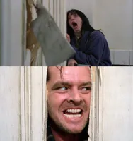 Jack Torrance axe shining