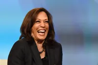 Kamala Harris laughing